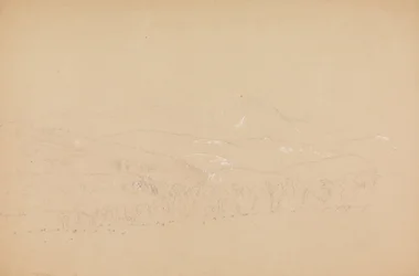 Verre uitzicht op de Katahdin vanuit het westen